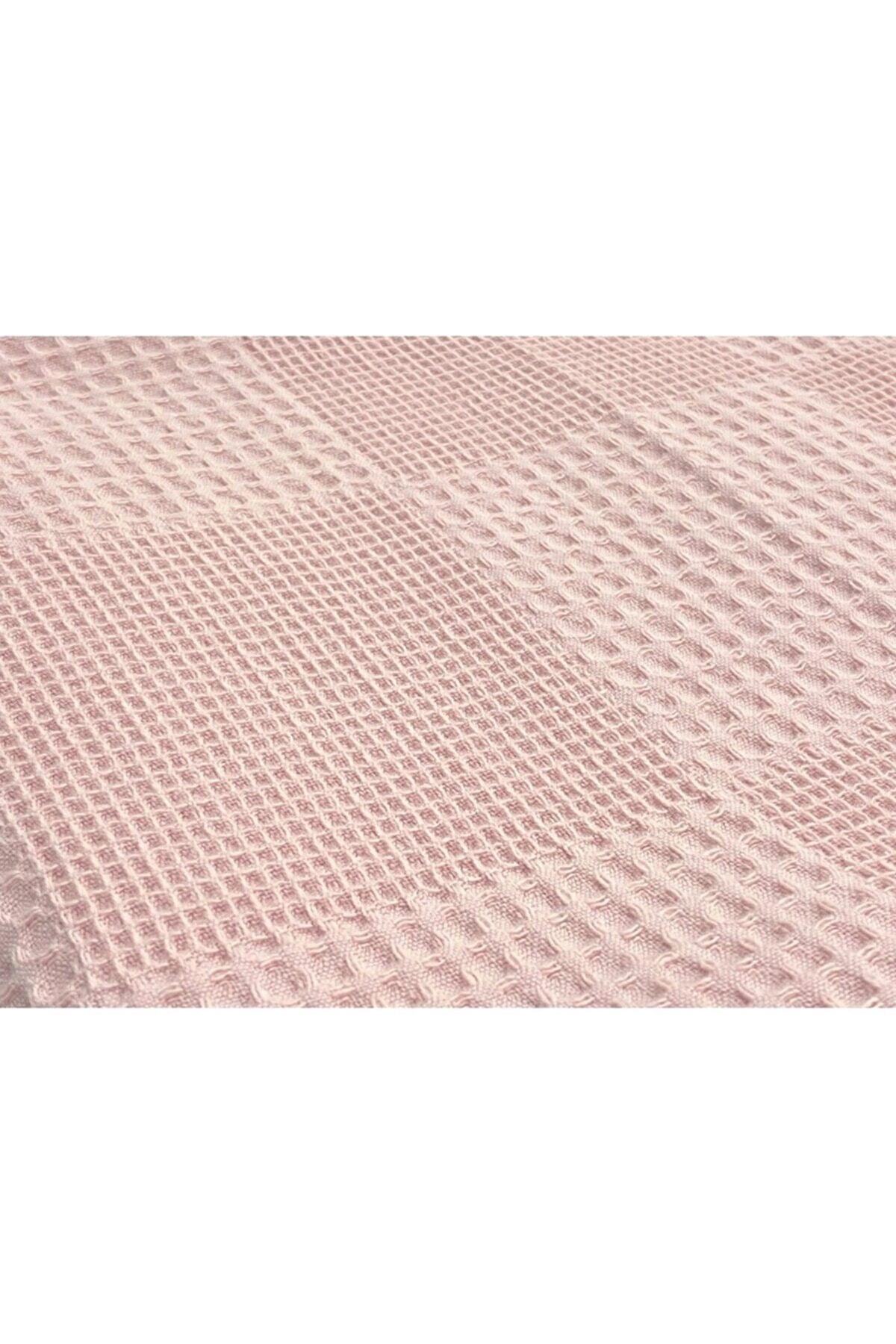 Genel Markalar %100 Pamuk Kumaştan 115x100 Bebek Pikesi Somon fotoğrafı 2 (önizleme)