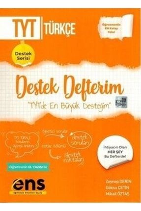 Tyt Türkçe Destek Defterim ENS22