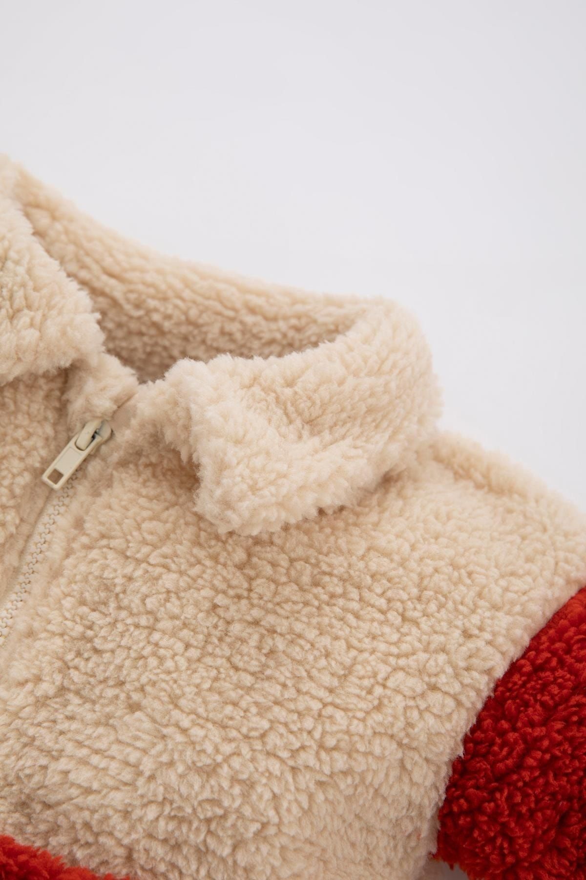 DeFacto-Basic-Pullover-Cardigan mit Rollkragen für Babys 2