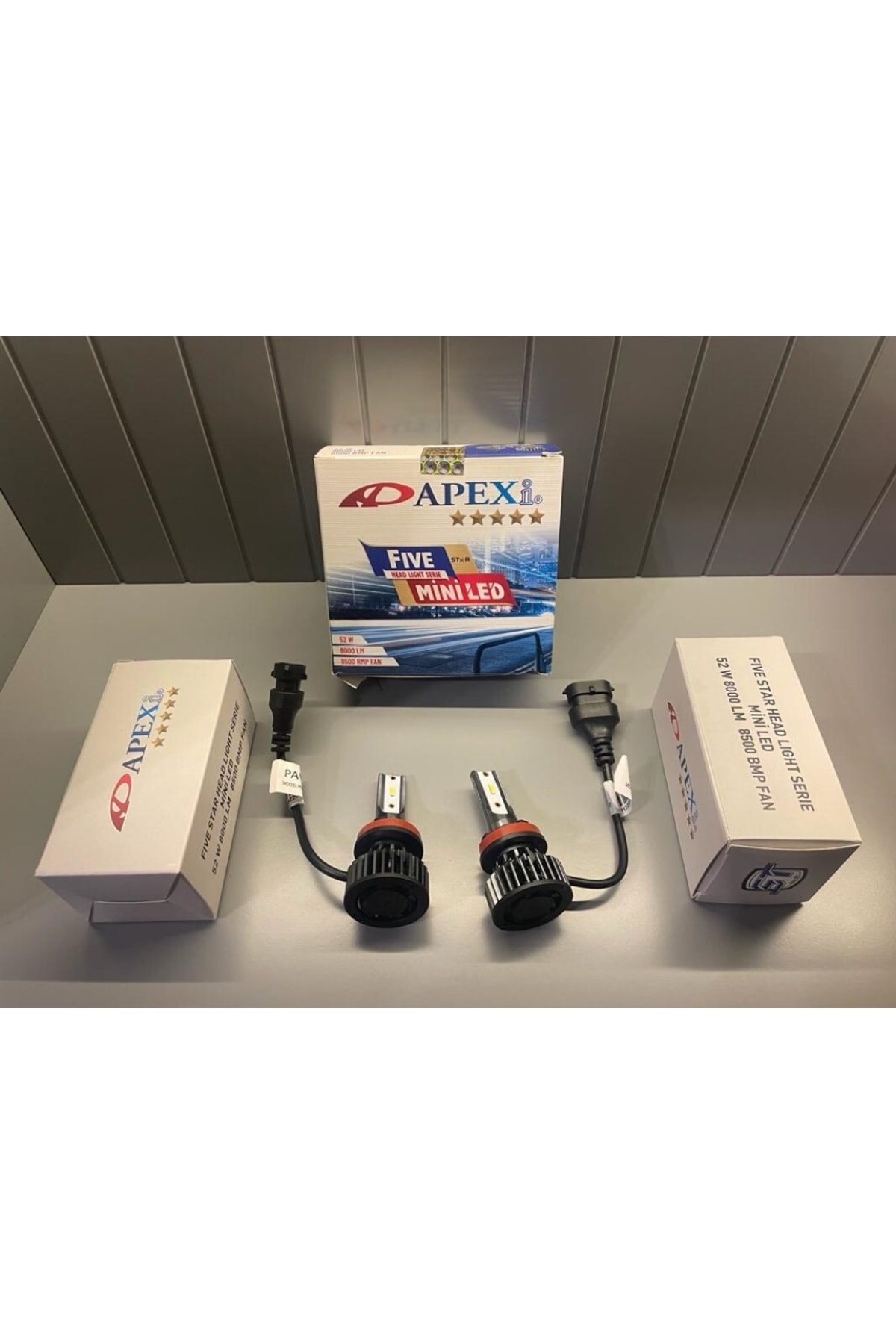 APEXİ Fıve Star H11 Led Xenon Mını Led 12 Volt Şimşek Etkili