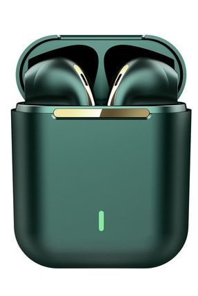 J18 Tws Dokunmatik Kablosuz Bluetooth Kulaklık Sedef Yeşil favors-j8