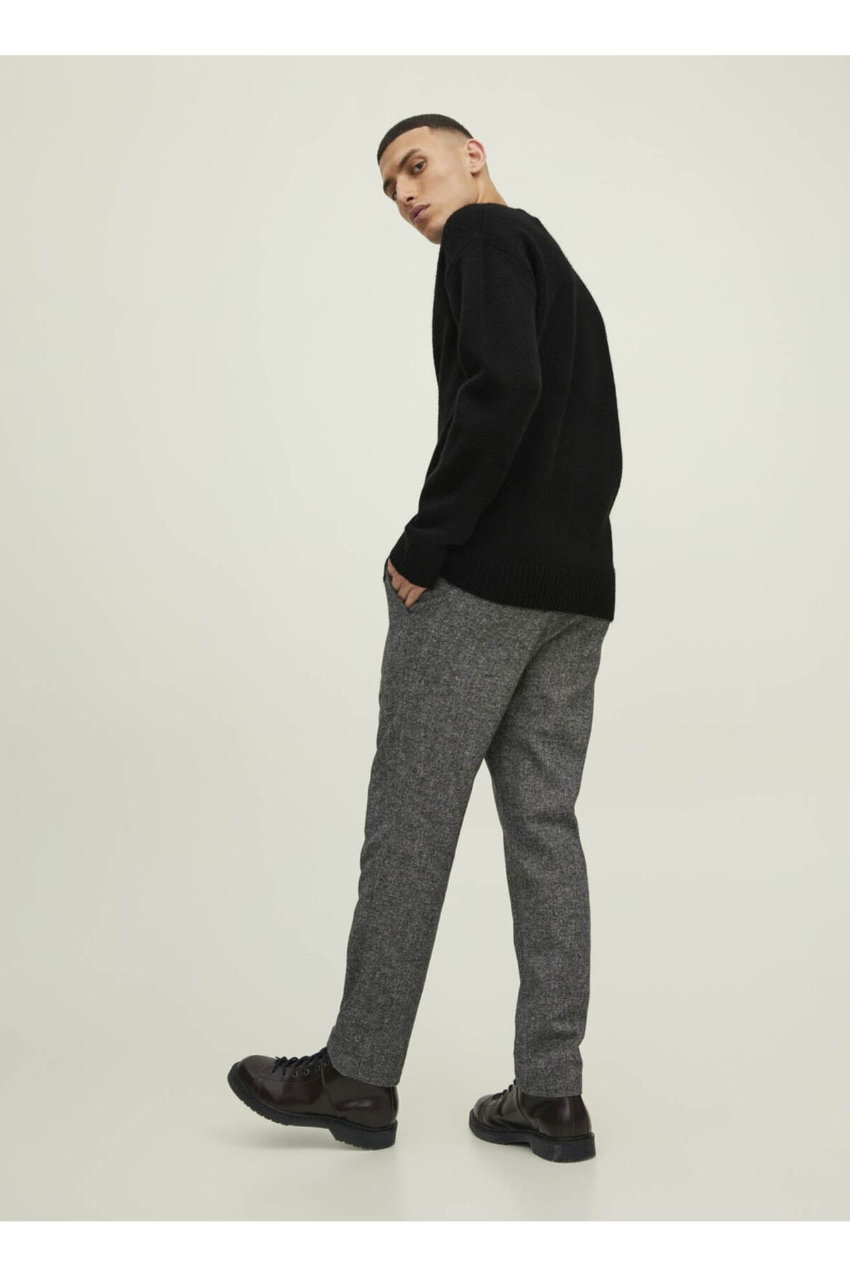 پلیور جک اند جونز مردانه  مشکی  راسته Regular/رگولار    Regular/رگولار Classical/کلاسیک | Jack & Jones 5002930448 - تصویر 5