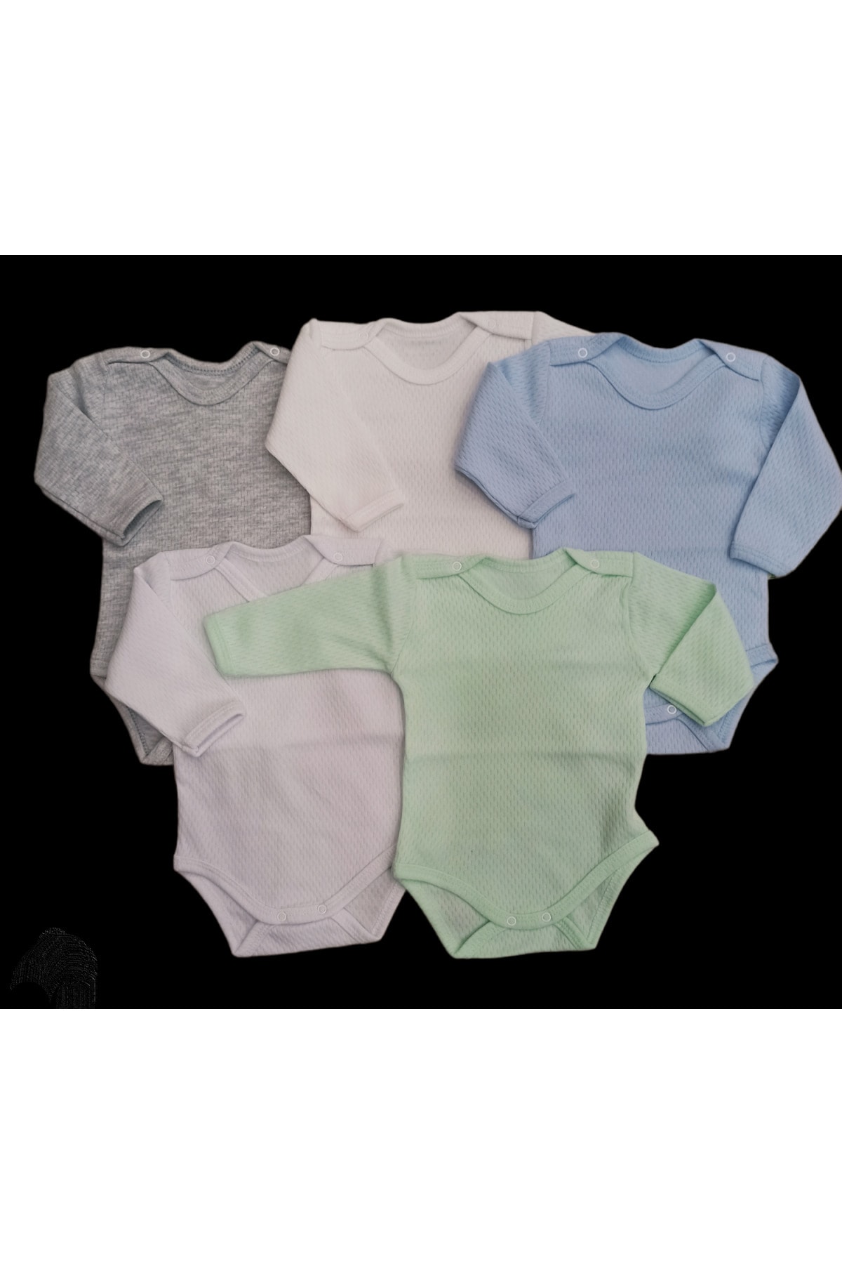 بادی نوزادی دخترانه سفید özdemirli bebe | 8 اورجینال - تصویر 6