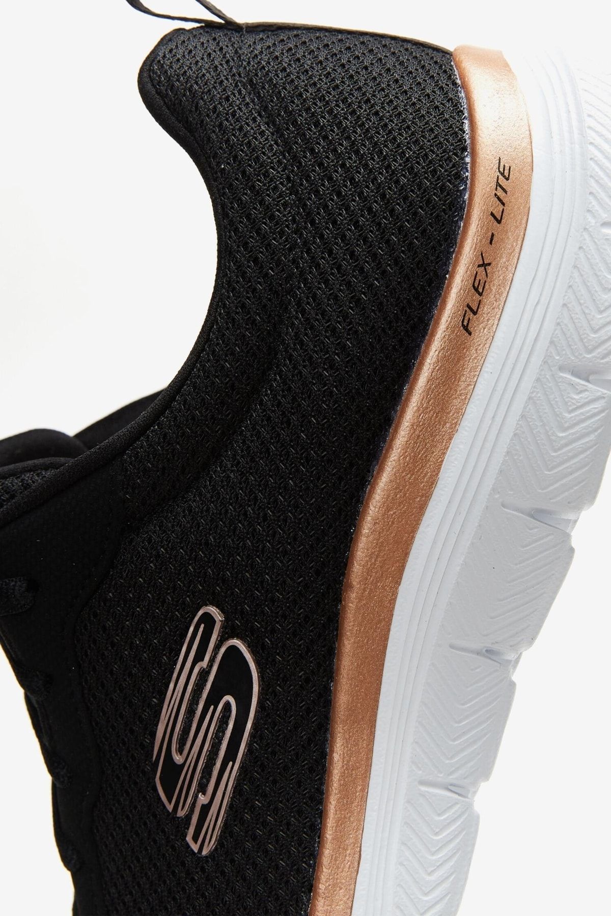 کفش دو و تمرین مشکی زنانه BKRG FLEX 4.0 های ورزشی درخشان V Skechers