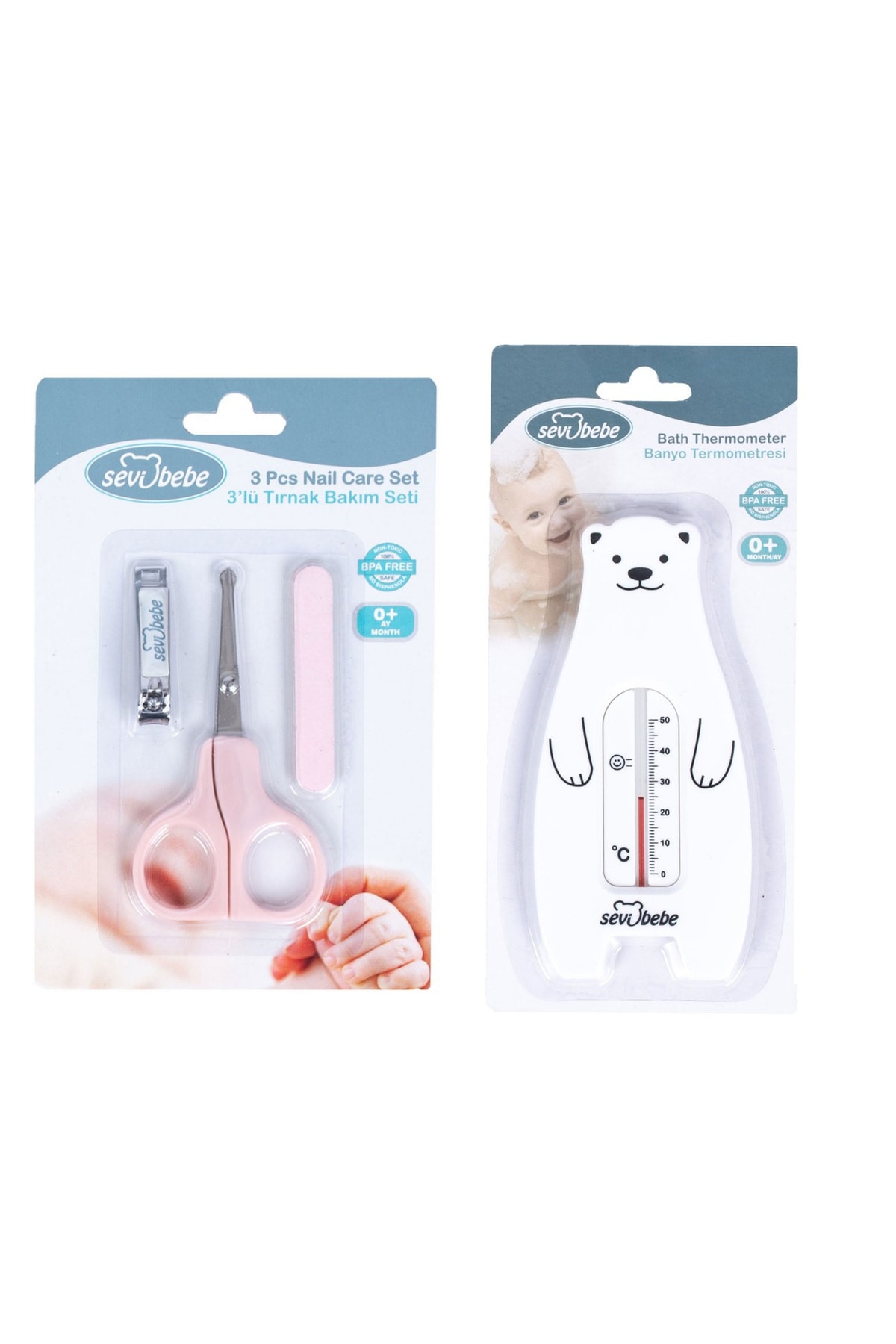 Sevi Bebe Bakım Seti (tırnak Bakım Seti+banyo Termometresi)