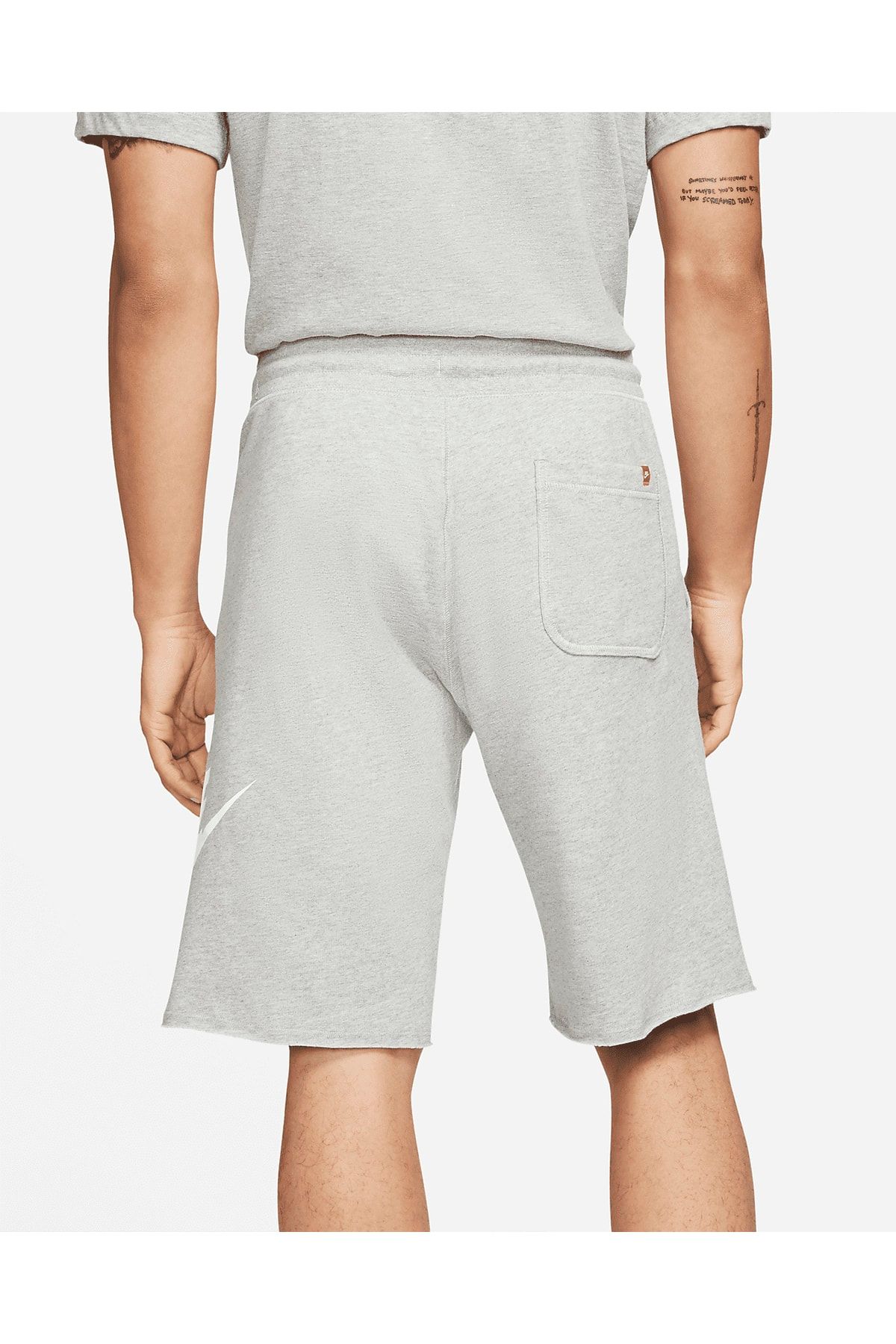 Nike Sports Shorts - Gray - Normal Waist - Trendyol