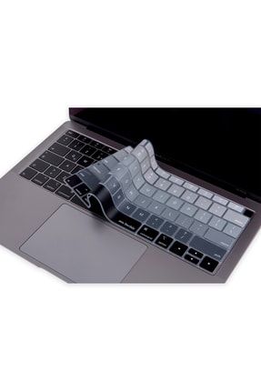 Laptop Macbook Air Uyumlu Klavye Koruyucu A1932 2018/2019 Amerika İngilizce Baskılı Ombre MCS338