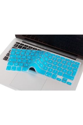 Laptop Macbook Air Pro Uyumlu Klavye Koruyucu A1278 A1466 A1502 F-Türkçe DaktiloTip Baskı MCS315