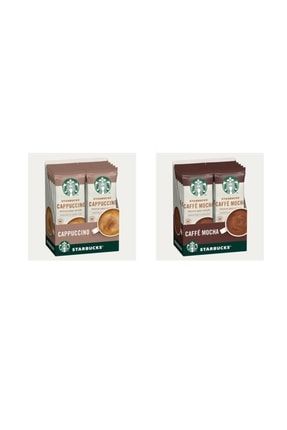 Starbucks Karışık Tatlar Serisi Premium Kahve Karışımı Seti (cappuccino-caffe Mocha) 20 Adet BB190330