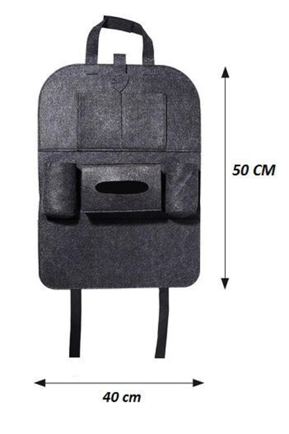 Ankaflex Express Araç Araba Içi Oto Koltuk Arkası Eşya Düzenleyici Organizer Çanta Koltuk Kenarı Cepli Aparat fotoğrafı 5 (önizleme)