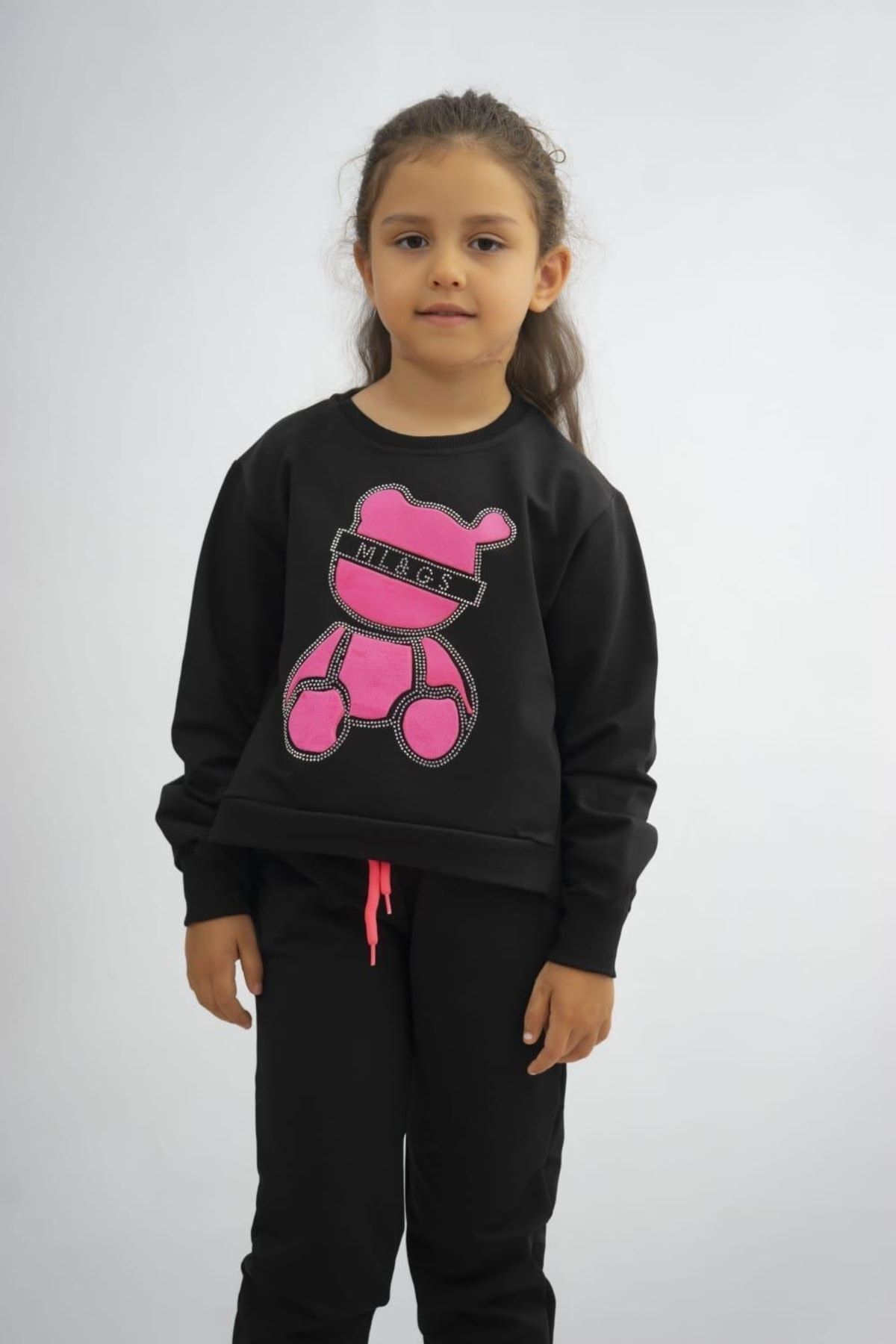 Pink milano sweatsuit top