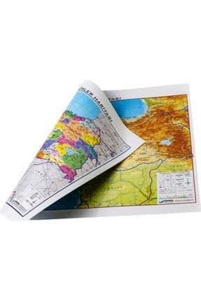 Harita Türkiye Fiziki+siyasi Çift Taraflı 70x100 4480.00039ery