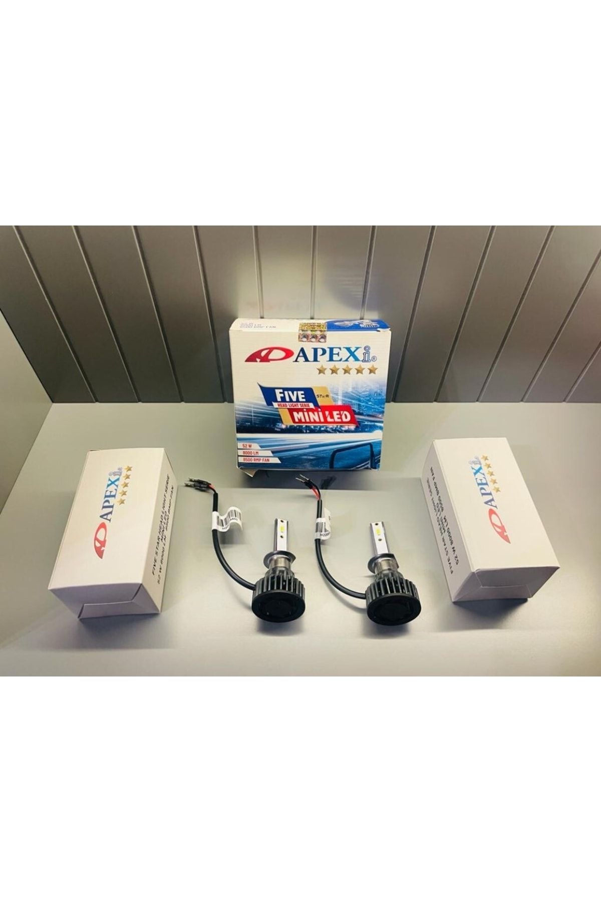 H3 Led Xenon Five Star Mini Led 12 Volt Şimşek Etkili