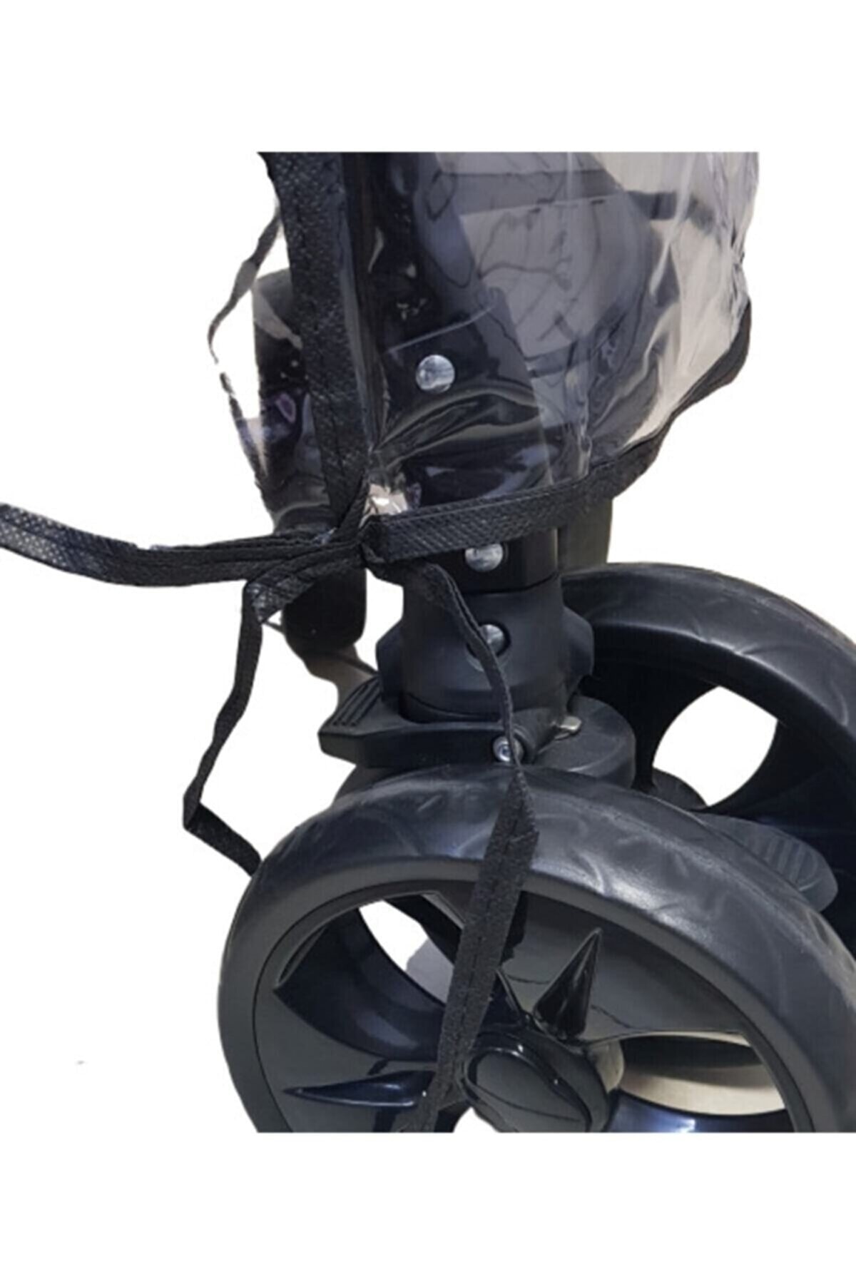 MorBebe Bebek Arabası Puset Şeffaf Yağmurluk Rüzgar Engelleyici Muşamba fotoğrafı 2 (önizleme)