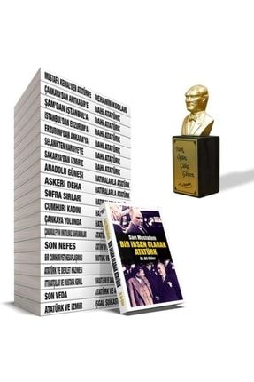 Mustafa Kemal'Den Atatürk'E Seti - 20 Kitap Ve Atatürk Büstü Altın 0667228200911