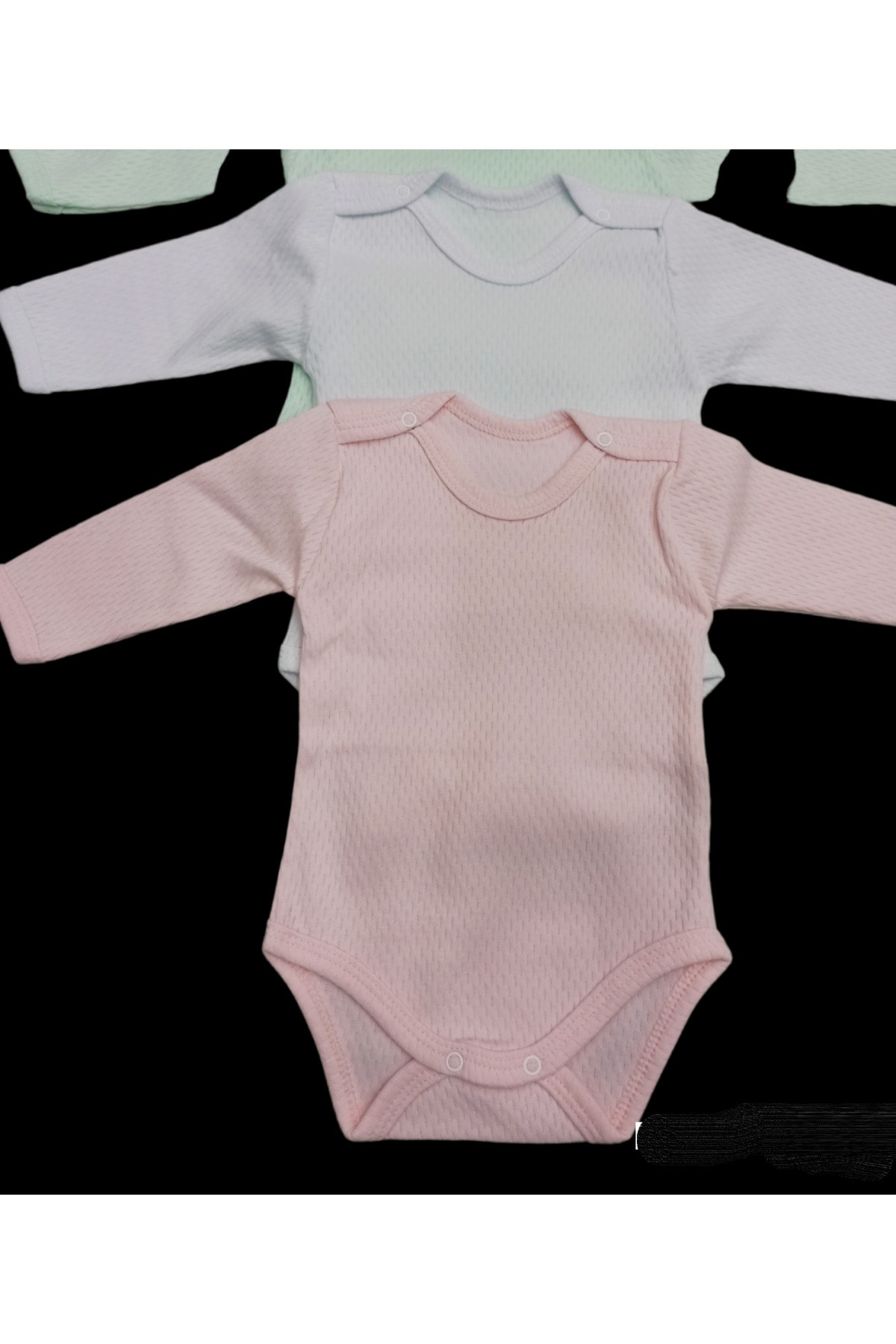 بادی نوزادی دخترانه سفید özdemirli bebe | 8 اورجینال - تصویر 7