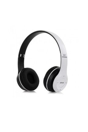 P47 Beyaz Wireless Bluetooth 5.0 Edr Kablosuz - Extra Bass - Kafa Üstü Kulaklık p47redyeni1