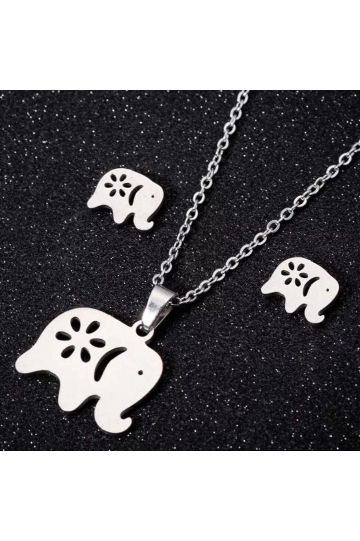 Elephant jewelry set top