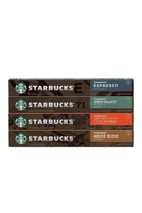 Starbucks Nespresso Uyumlu Kapsül Kahve Seti 4x10 Adet STARBUCKS-Model-SBUX15