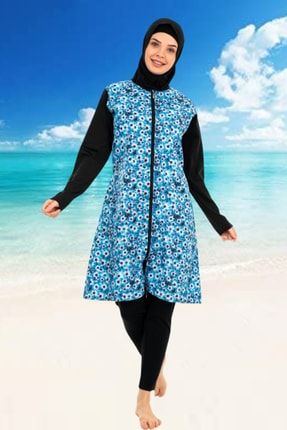 Tam Kapalı Mayo-Hijab Swimsuit/1800-22 hijab swimsuit-1800-22