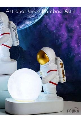 Astronot Gece Lambası Altın FLA306-SILVER