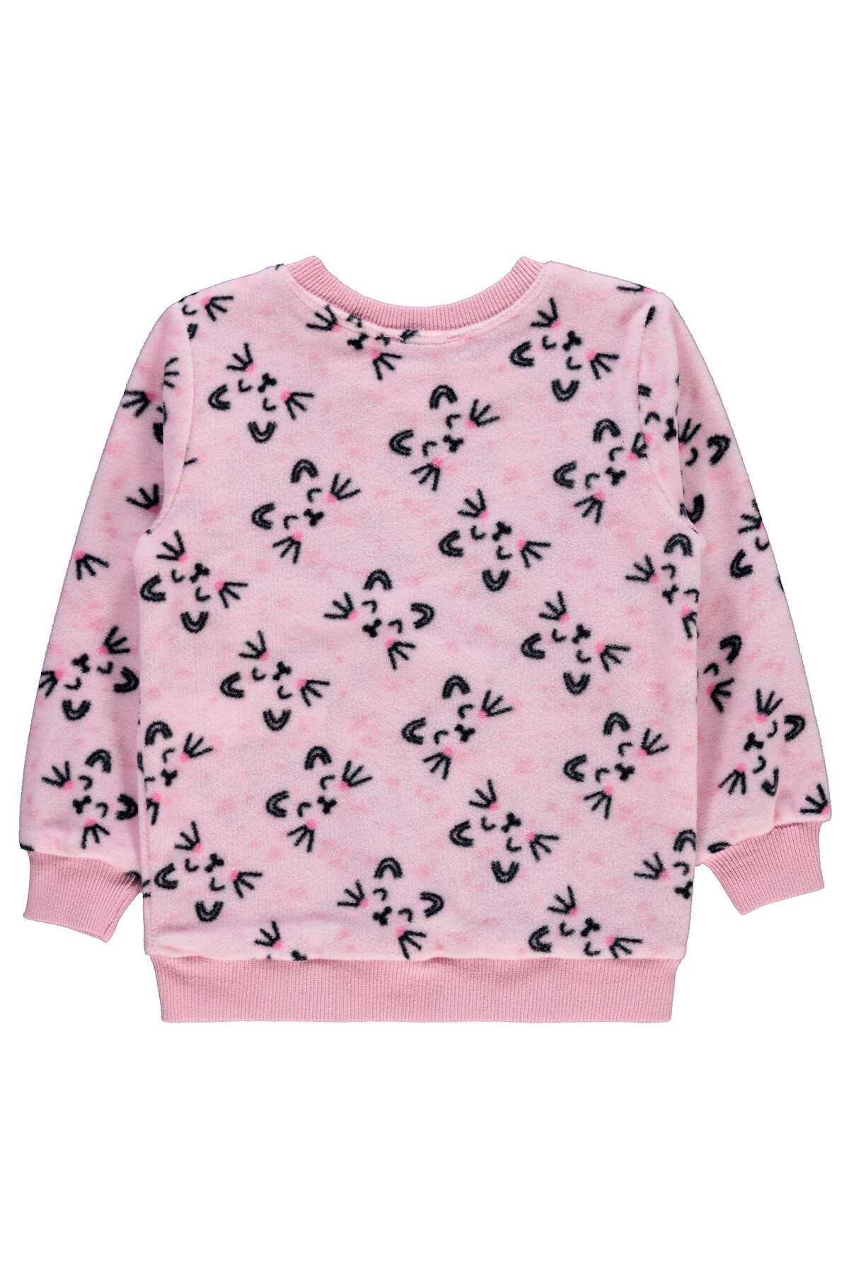 Kız Çocuk Sweatshirt 2-5 Yaş Pembe