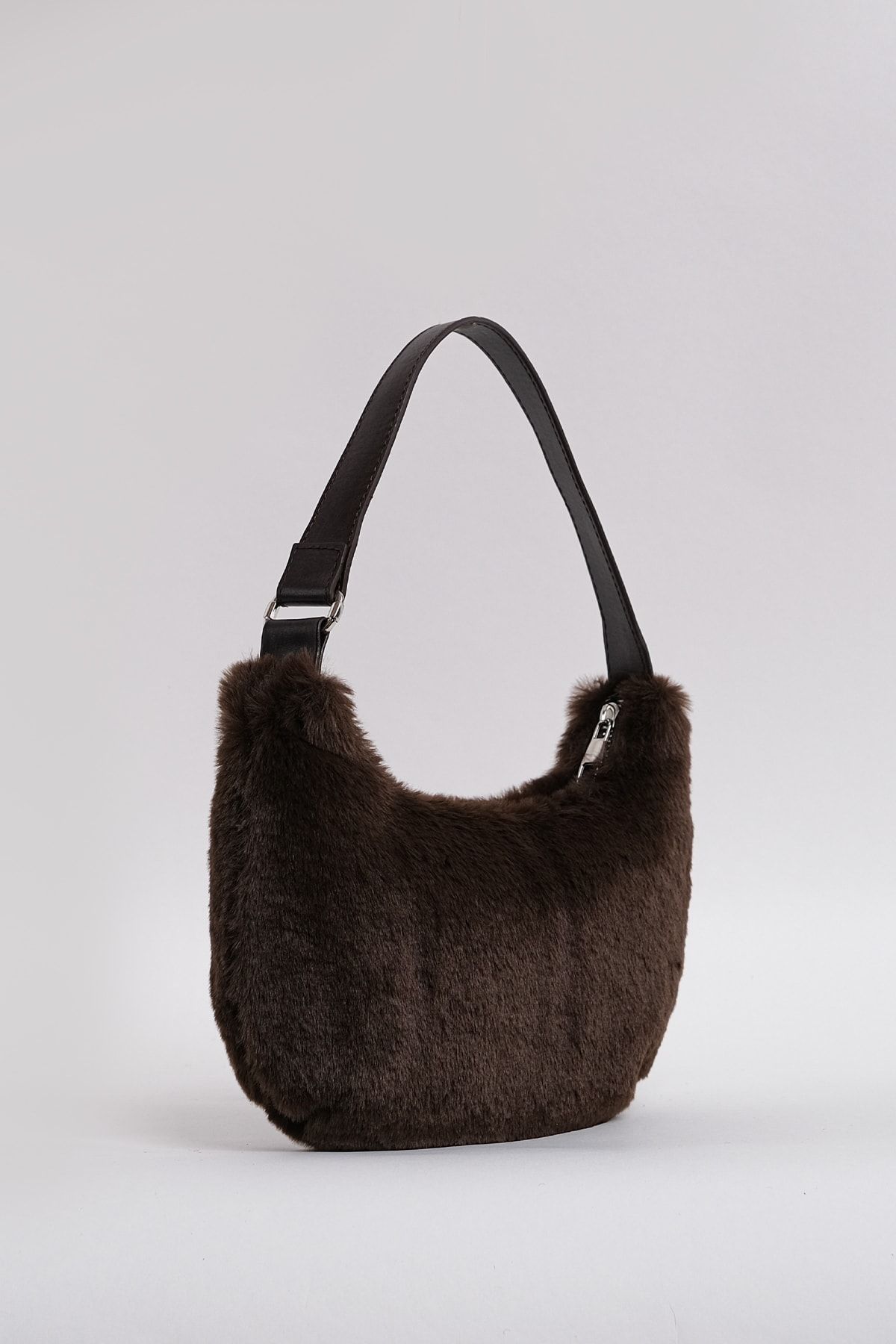 Faux fur best sale bag topshop