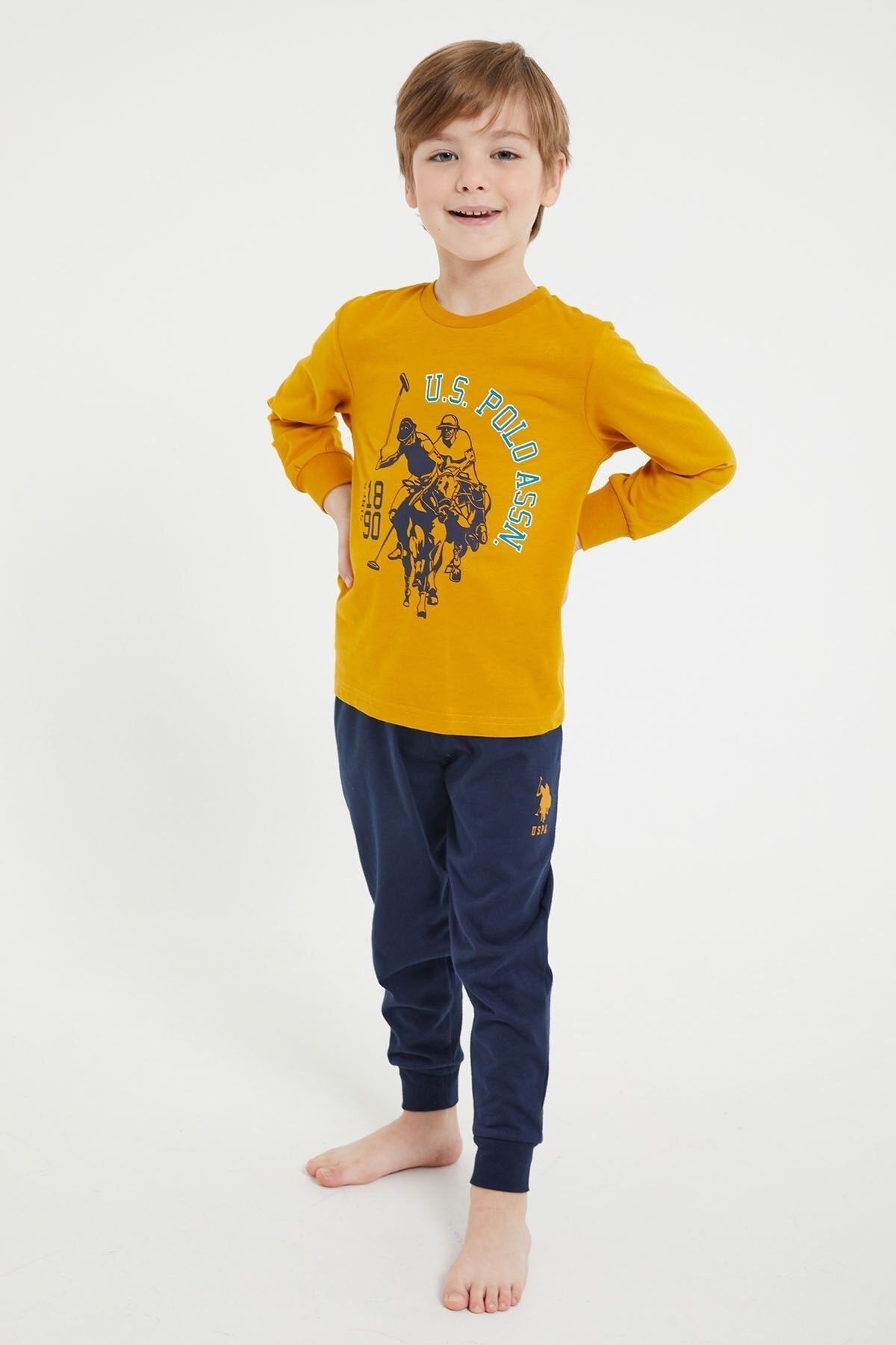 Boys polo pajamas best sale
