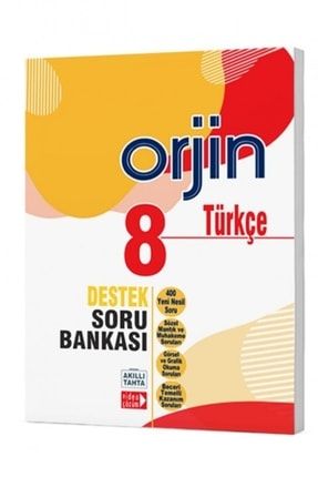 8. Sınıf Orjin Türkçe Destek Soru Bankası 081709