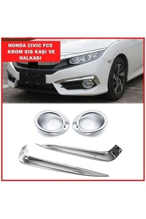Honda Civic Fc5 Sis Kaşı Kromu Ve Sis Halkası Kromu 2016-2018 2012CVCSNICITDA