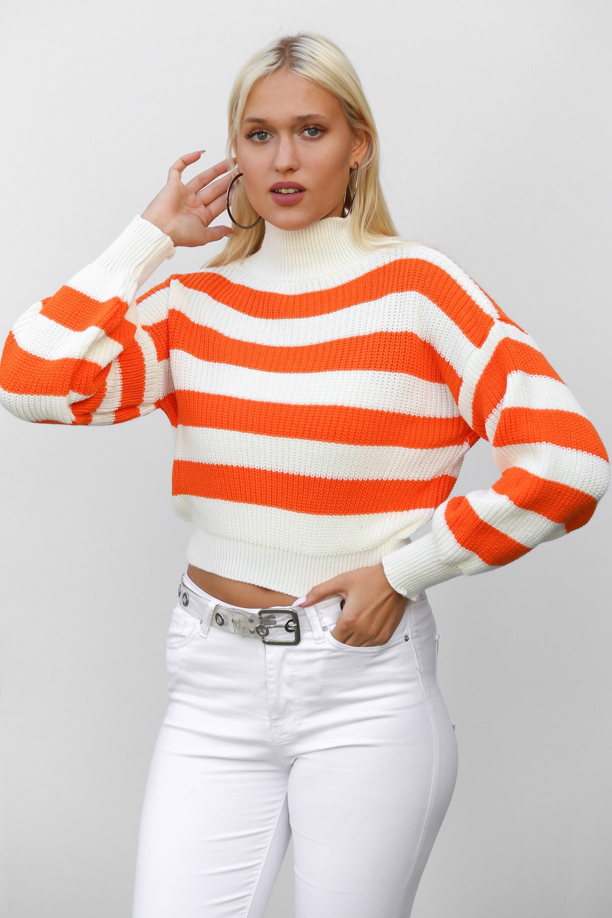 Chiccy Pullover Orange Regular Fit