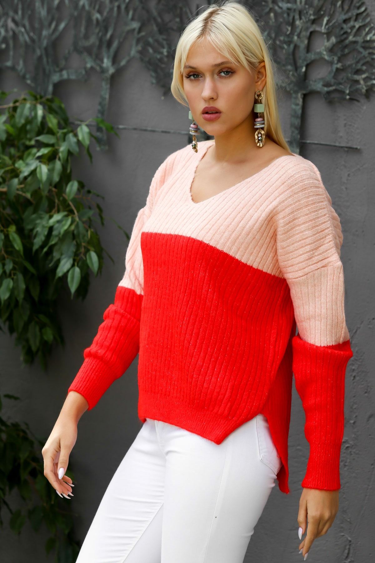 Chiccy Pullover Rosa Oversized