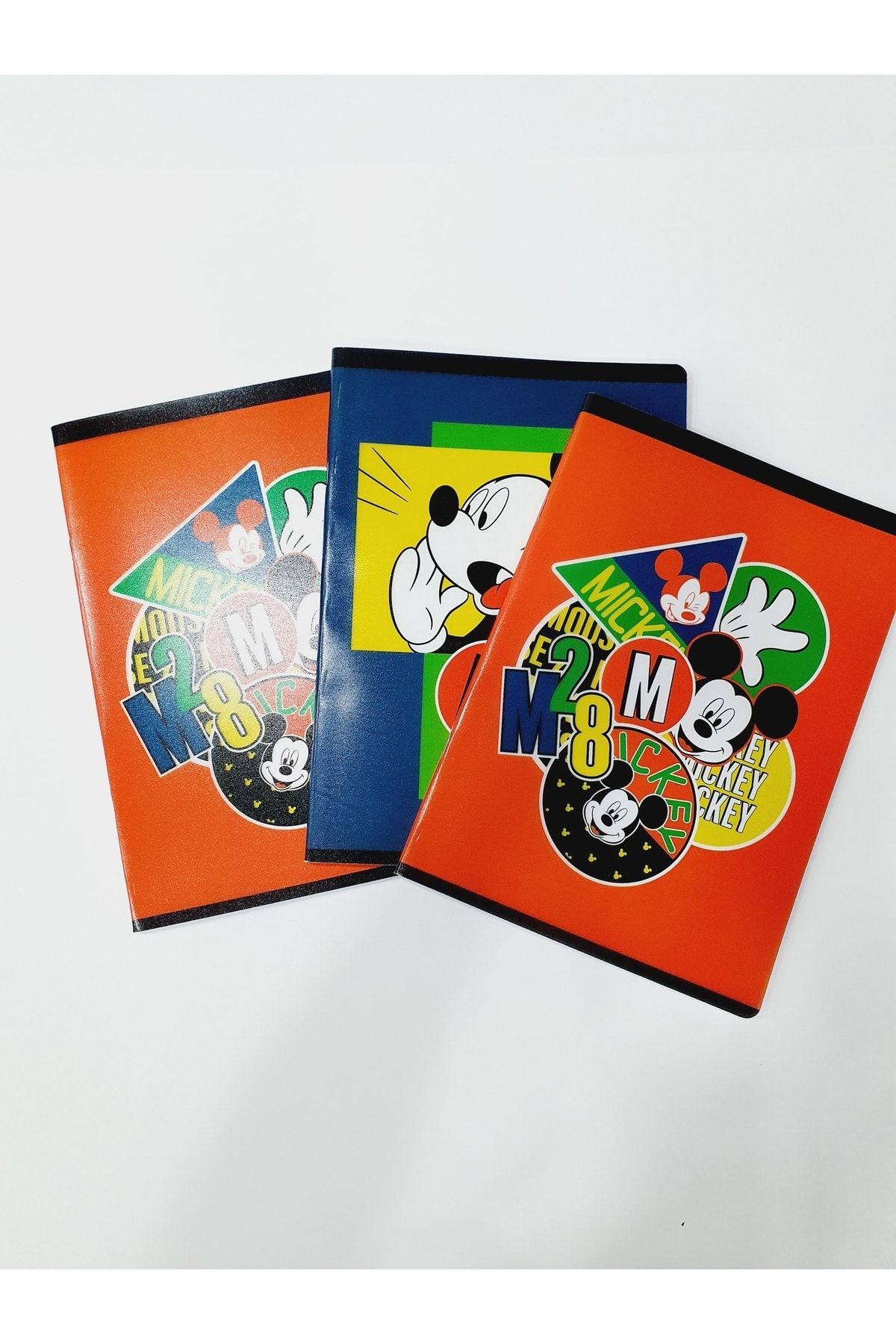 Mynote-Micky Mouse Checkered Triple Set Notebook 4