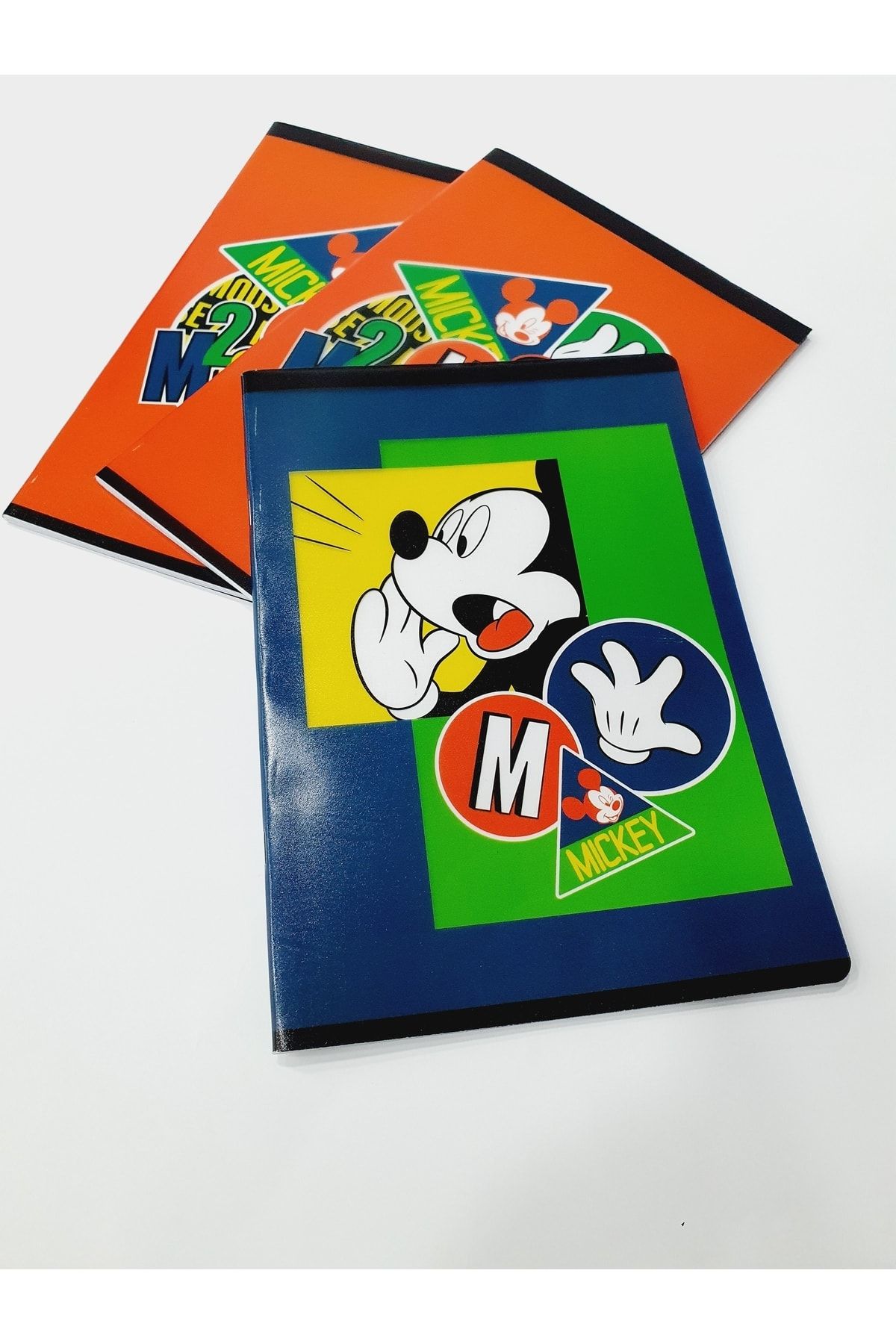 Mynote-Micky Mouse Checkered Triple Set Notebook 5