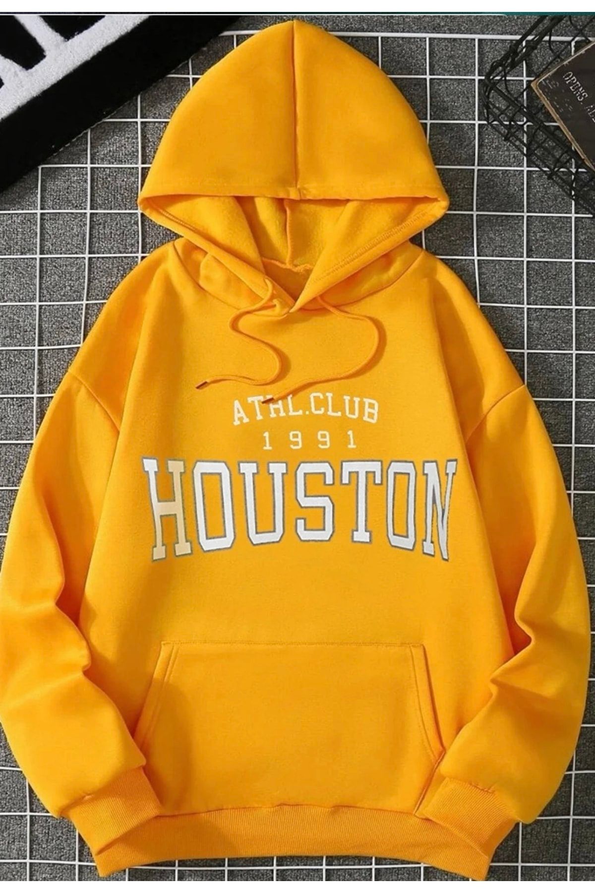 Yellow astroworld new arrivals sweatshirt