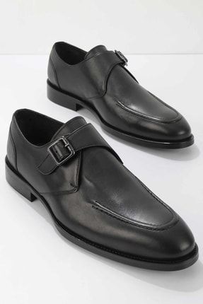Siyah Leather Erkek Klasik Ayakkabı E01755104503