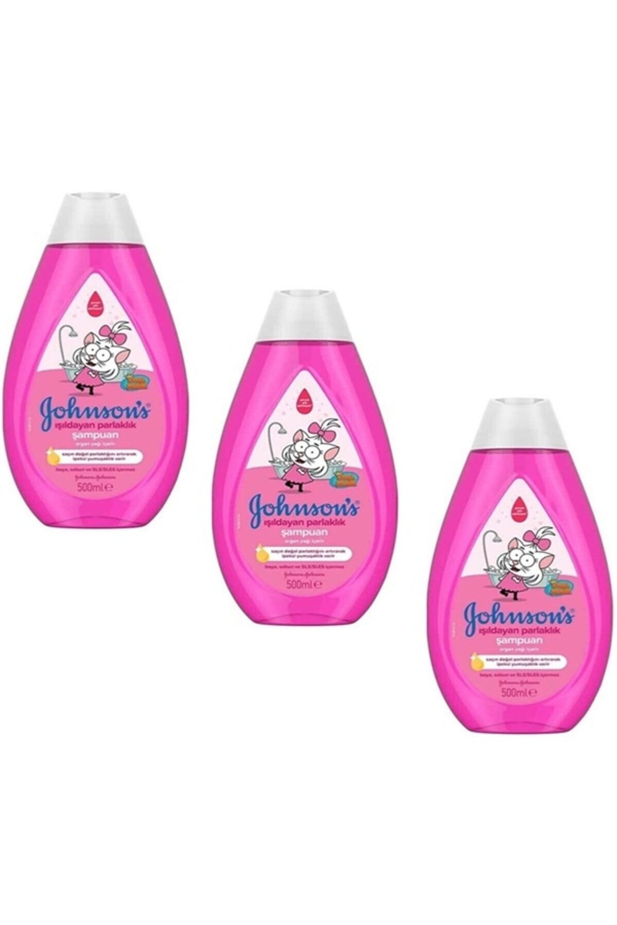 Johnson's Baby Işıldayan Parlaklık 500 Ml Şampuan X 3 Lü Avantaj Paketi