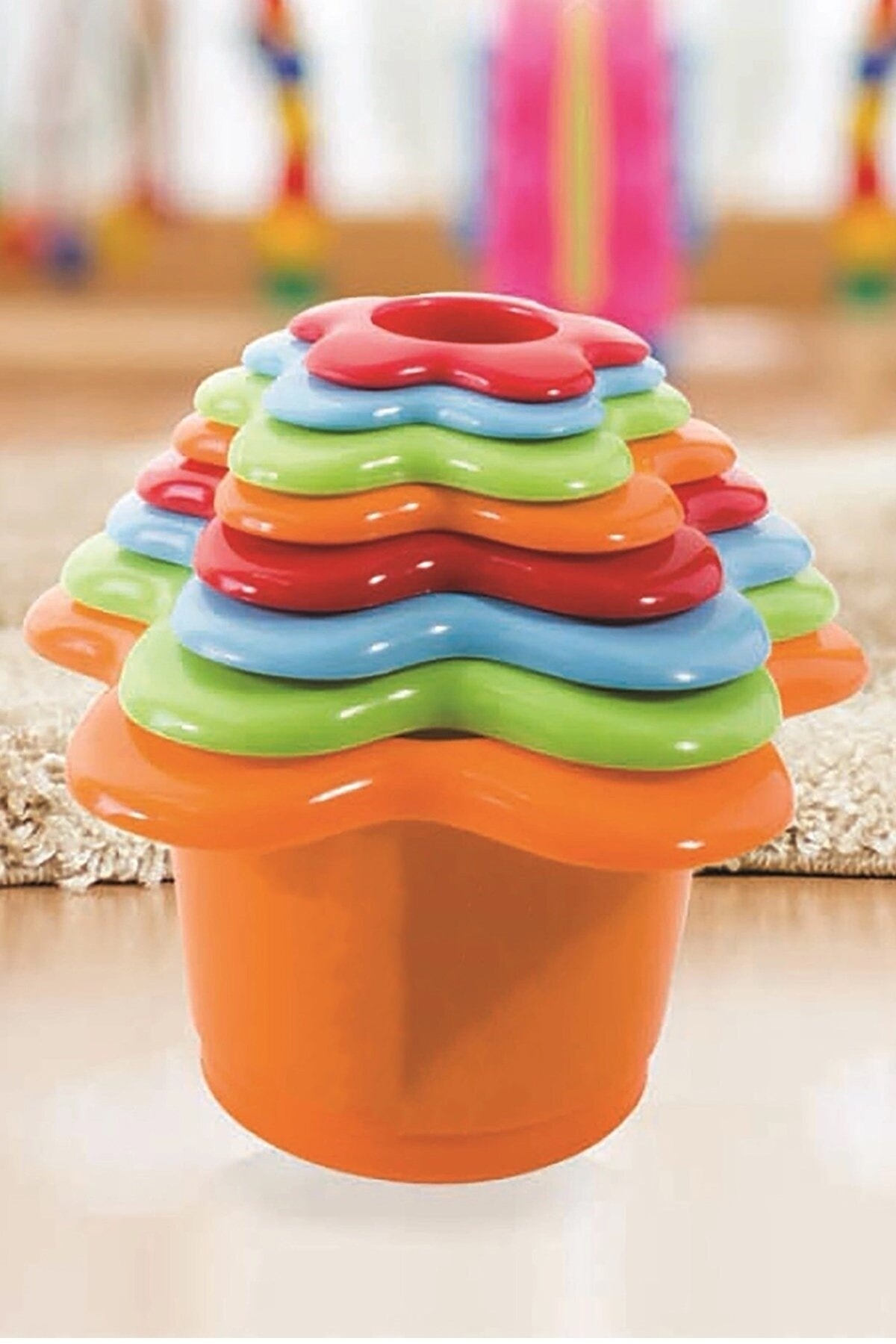 بسته‌ی بولتاک دیزی تاور پیانوی میوه‌ای سیب اسباب‌بازی