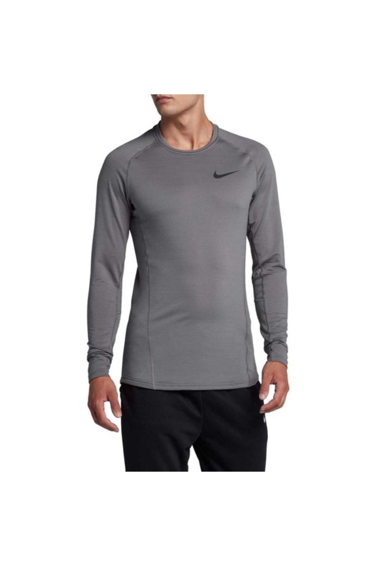 Nike Pro Therma Dri fit Long Sleeve Men s Sweatshirt Cz4280 056