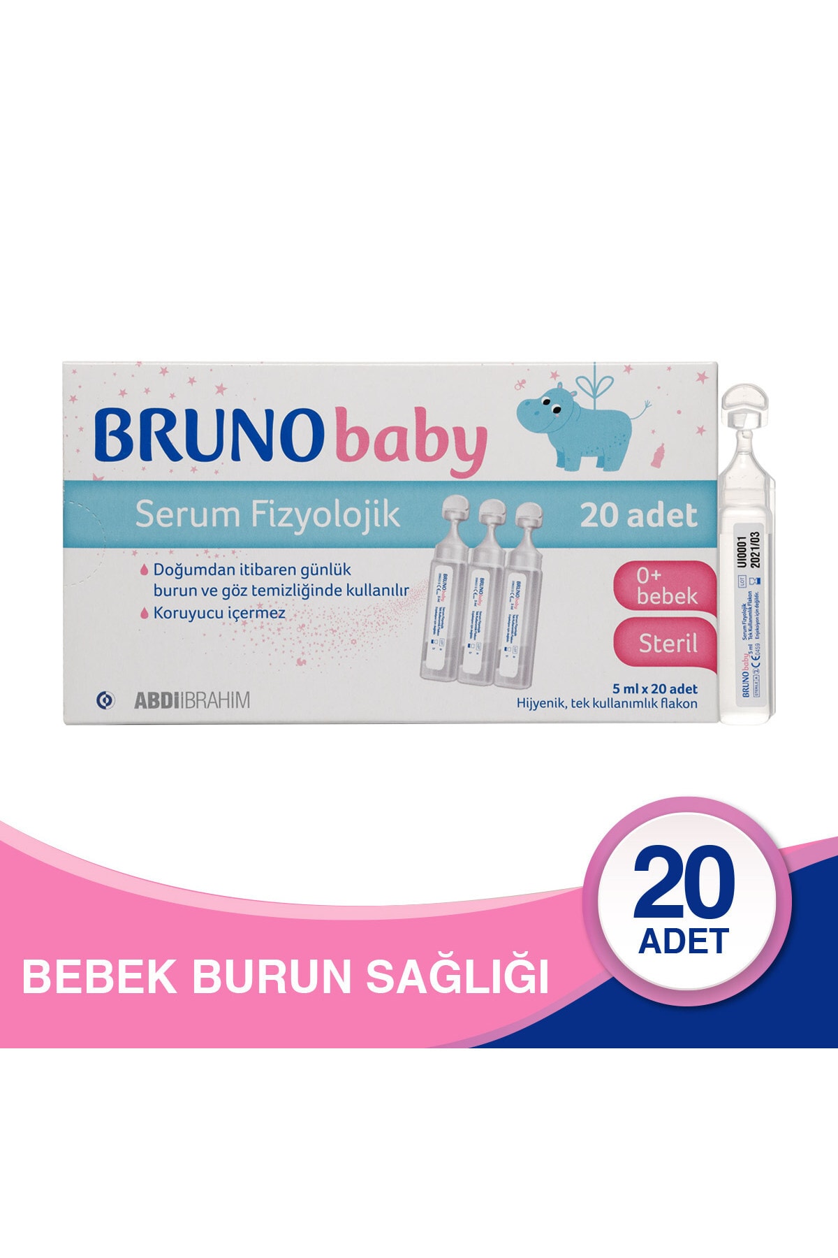 Bruno Baby Bruno Serum Fizyolojik 20 Flakon