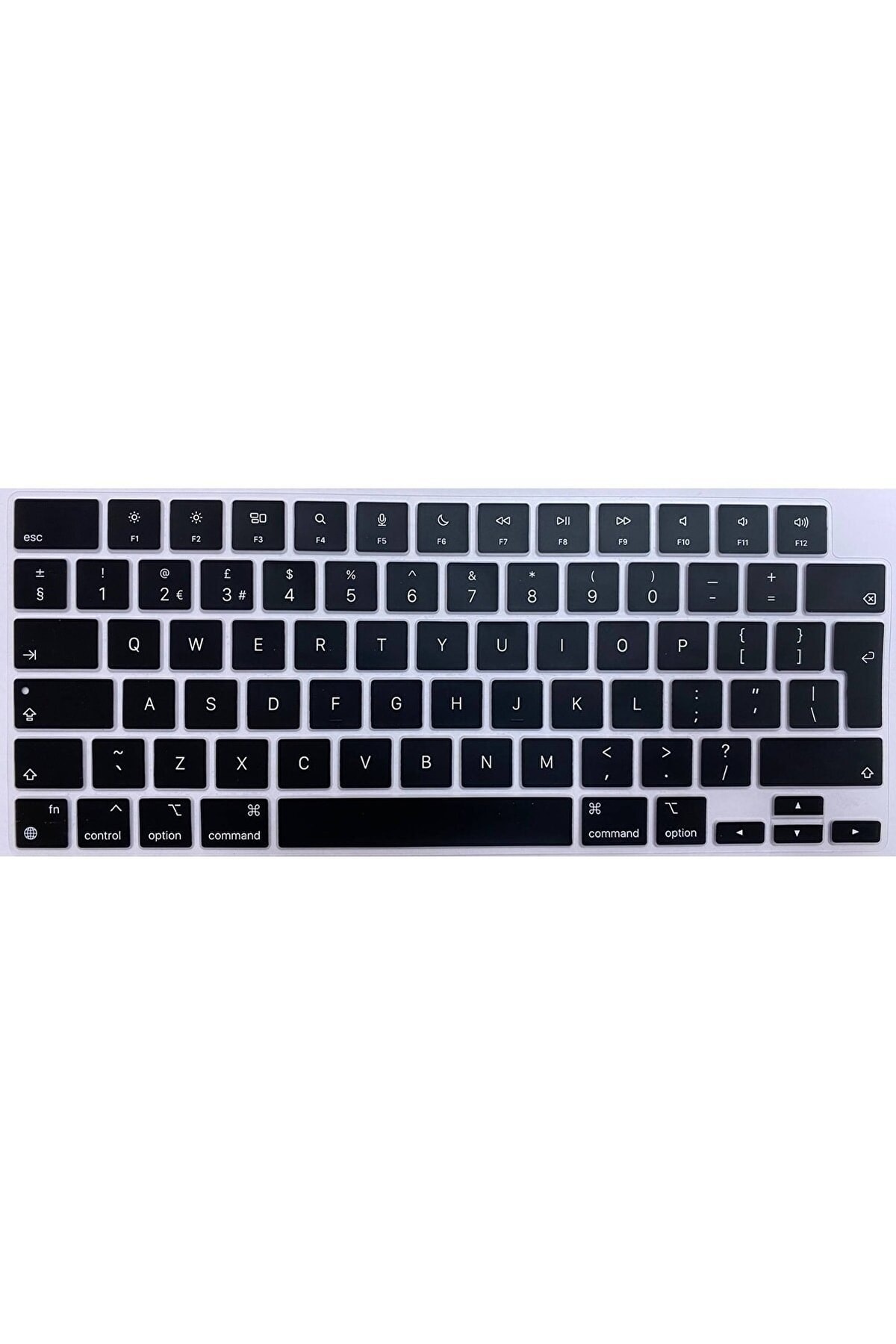 Macbook Air 13.6 A2681 2022 Türkçeyi Ingilizce Çevirir Silikon Klavye Koruyucu 4