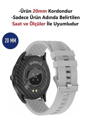 Samsung Galaxy Watch Active 2 (42mm-44mm) Uyumlu Yüksek Kalite 20mm Kordon Kayış 20MM KORDON-44