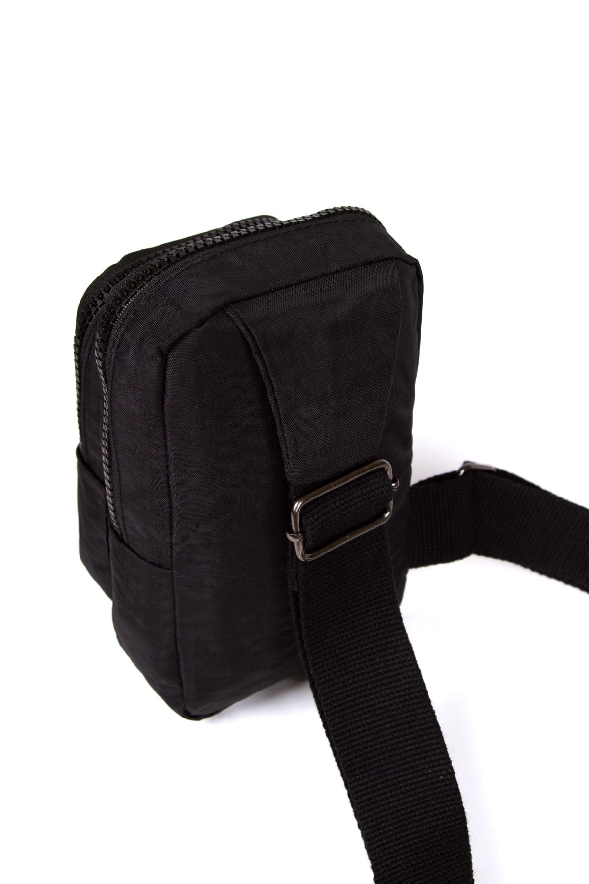Newish Polo Unisex Çapraz Omuz Çantası Body Bag Freebag Siyah Günlük (en:14cm Boy:27cm) Anahtarlık Hediyeli RN11054