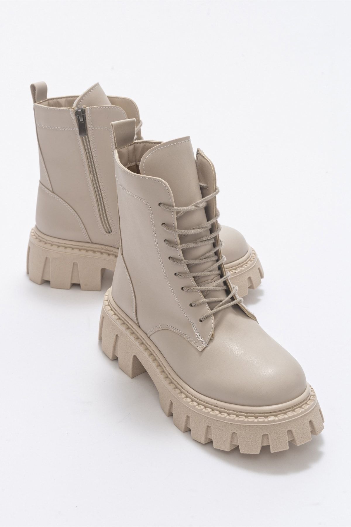 luvishoes Ankle Boots - Beige - Flat - Trendyol