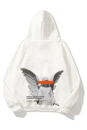 Made In Disintegration Beyaz Unisex Sweatshirt Trndz220