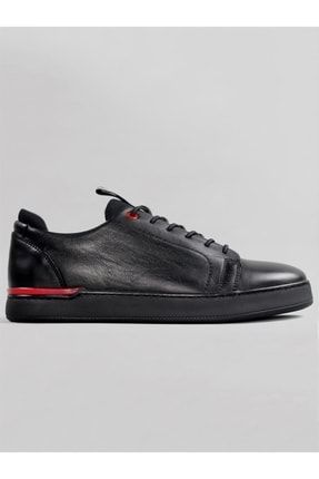 Orion Erkek Hakiki Deri Bağcıklı Sneaker-siyah TX09CE6D0A1012