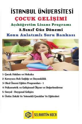 Auzef- Çocuk Gelişimi Lisans 3.sınıf Konu Anlatımlı (istanbul Üniversitesi) 978-605-70360-5-6
