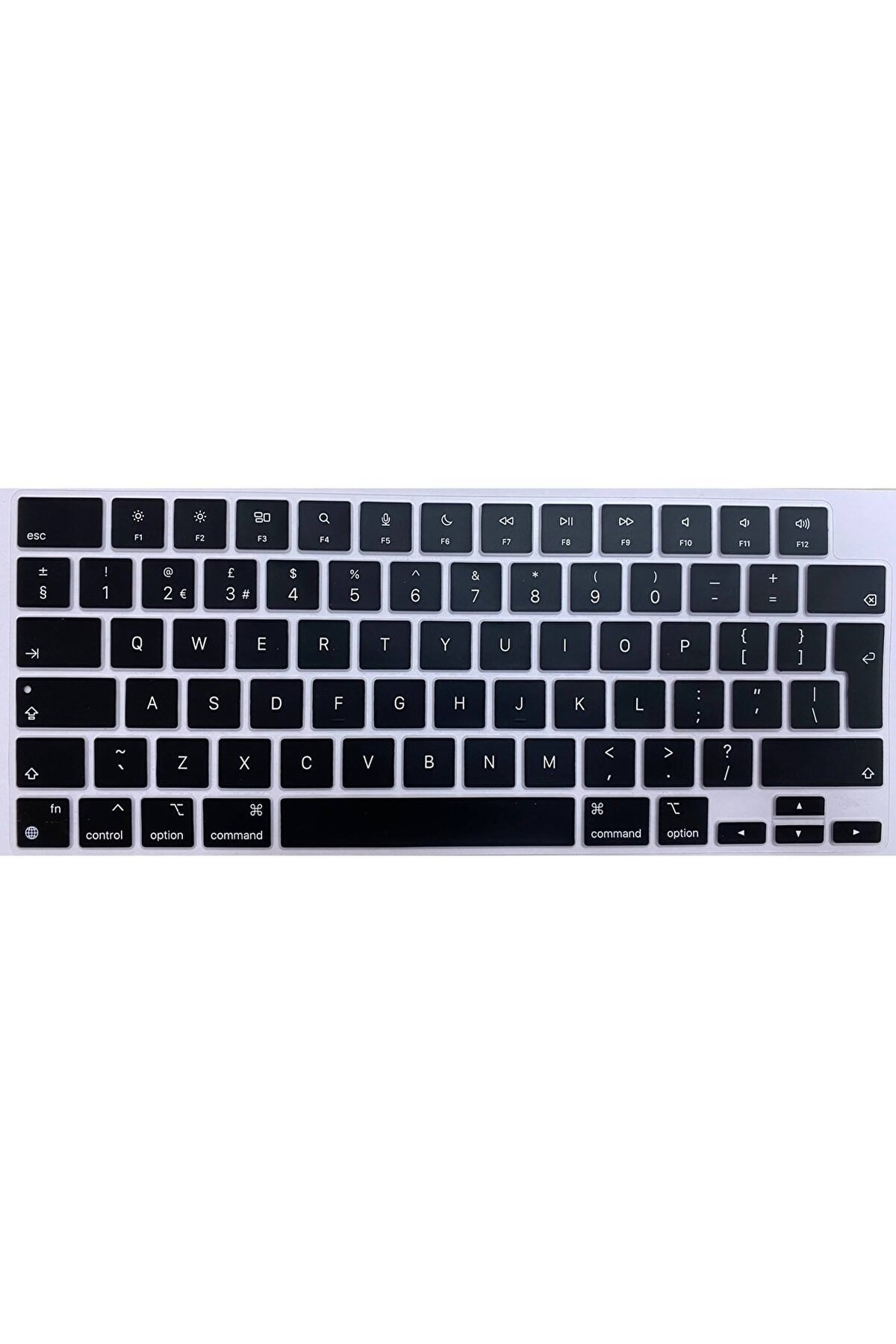 Macbook Air 13.6 A2681 2022 Türkçeyi Ingilizce Çevirir Silikon Klavye Koruyucu 3