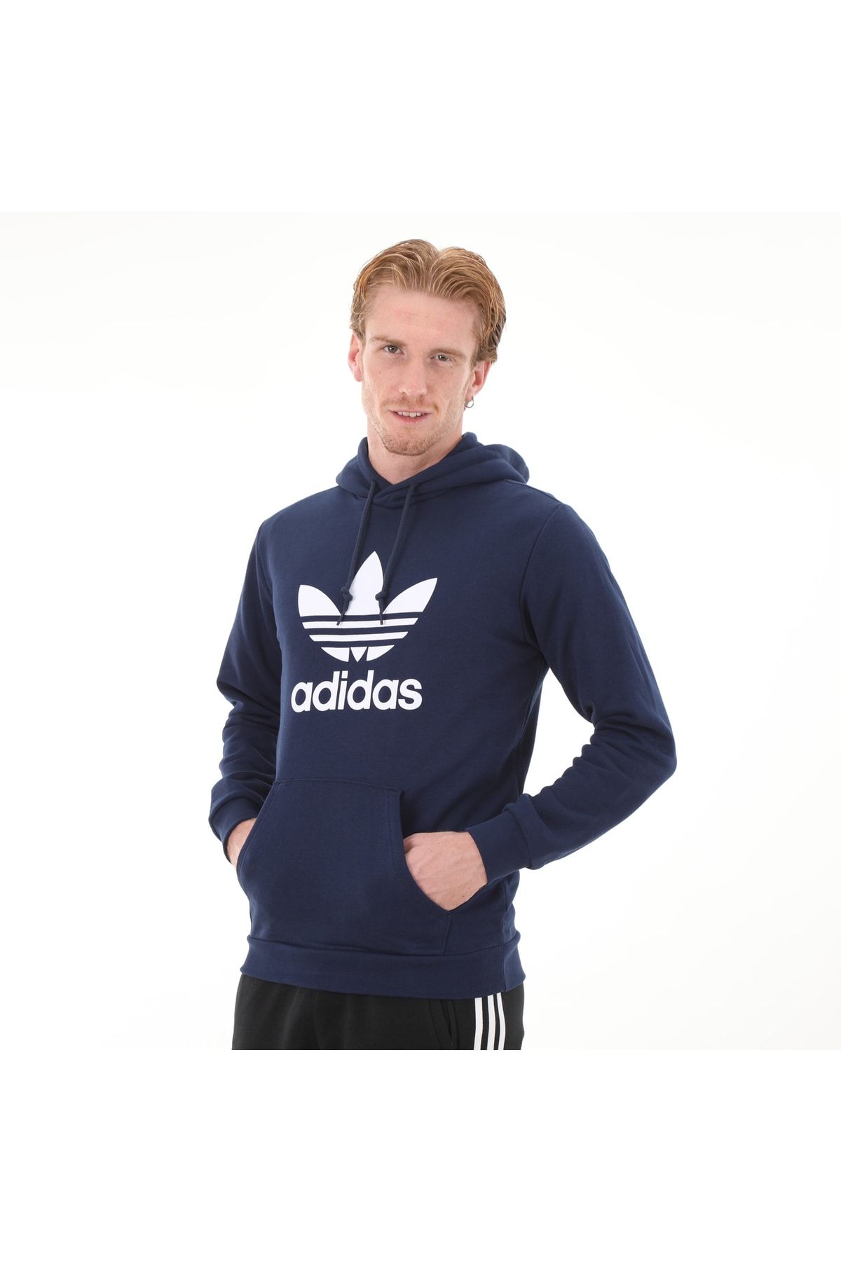 Dark blue shop adidas sweater