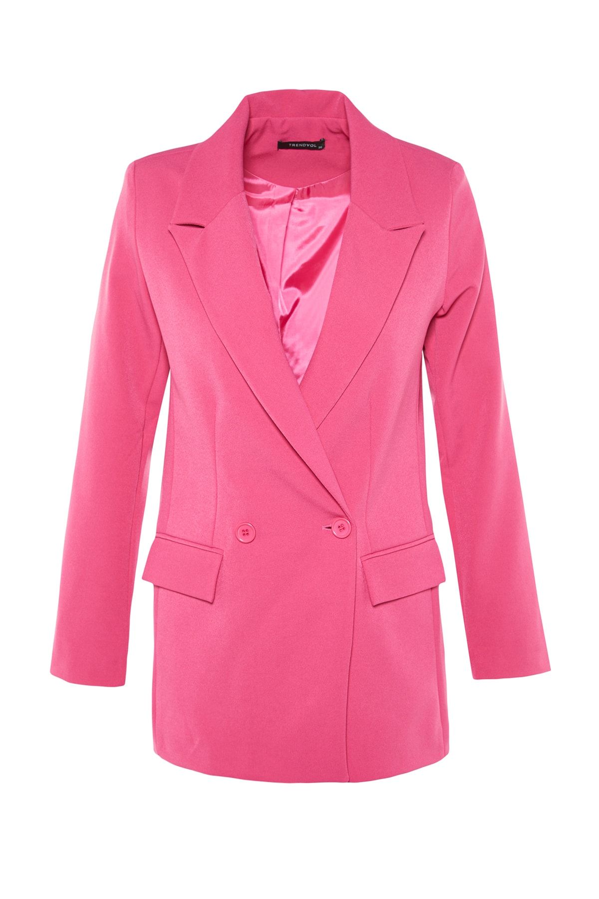 Trendyol Collection Blazer Rosa Regular Fit Fast ausverkauft FN9174